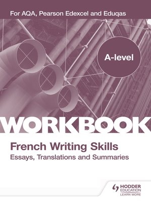 cover image of A-level French Writing Skills